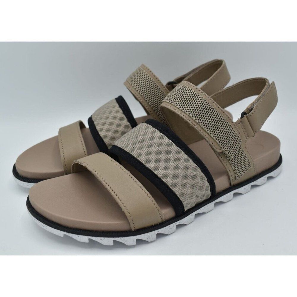 Sorel Womens Size 7.5 Roaming‎ Decon Sling Back Taupe Black Sandals Shoes